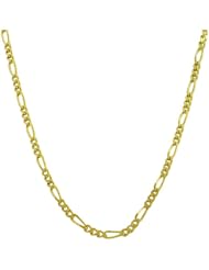 14kt Yellow Gold 2mm Figaro Chain Necklace