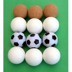12 Kickerb�lle (4x3), 4 verschiedene Sorten