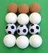 12 Kickerbälle (4x3), 4 verschiedene Sorten