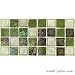 Daltile Egyptian Glass Topaz Melange 1 x 1 Glass Mosaic Tiles