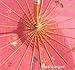 JapanBargain 2164, Japanese Parasol Chinese Asian Nylon Umbrella Parasol for Photography Cosplay Costumes Wedding Party Home Decoration Adult Size, 32 inch, Hot Pink