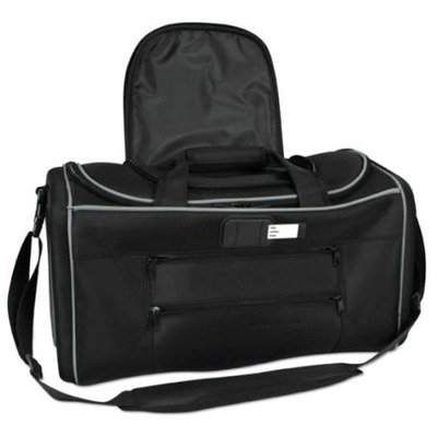 HuggleHounds Alpha Dog/Cat Carrier, Black – Medium