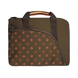 Laptop Slim Neoprene Skin Sleeve with Carrying Handle (Brown) for the Toshiba Portege A605-P200 12.1-Inch Laptop
