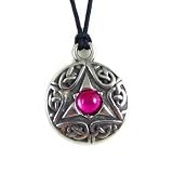 Gwydion Knot Celtic Mystery Pewter Pendant on Corded Necklace