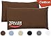 Utopia Bedding 2-Pack Pillow Cases 100% Cotton for Maximum Softness and Easy Care, Elegant Double-Stitched Tailoring (King, Dark Brown)