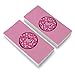 Cute Chocolate Valentine Donut Pink Hearts Eraser Set of 2