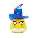 Angry Birds HALLOWEEN 5 Inch MINI Plush with Sound Figure Yellow Bird with Wizard Hat