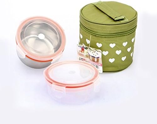 StenLock Circular stainless steel airtight Lunch Box Bento Food Container SET C4-181