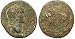 Vespasian, 1 July 69 - 24 June 79 A.D., Mytilene, Lesbos; Leaded bronze AE 23