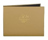 Hortense B. Hewitt 50th Anniversary Gold Guest Book