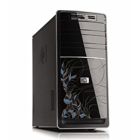 HP Pavilion p6750f Special Edition Desktop Computer - Black Blue by