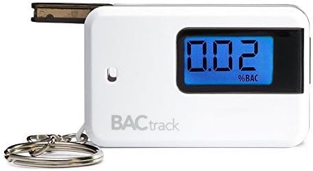 BACtrack Go Keychain Breathalyzer, Portable Keyring Breath Alcohol Tester, White by BACtrack