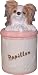 PAPILLON - DOG TREAT JAR, SS-D-CJ005