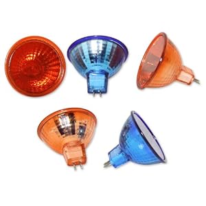 Brand New Chauvet Ch-kit5 3 Orange, 2 Blue Lamps + Silk Flame for Ch-fire by 