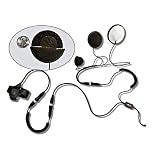 MotoComm Plug-in Bike-To-Bike Communications for Midland, Cobra, CB Radios - Helmet / H-Bar Mount - Open Face Helmet