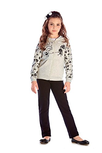 Girls Outfit Hoodie Jacket and Sweatpants Kids Winter Set Pulla Bulla 2-10 Years