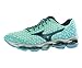 Mizuno Women's Wave Prophecy 3 Running Shoe, Cabbage/Indigo