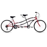 Kent Northwoods Dual Drive Tandem Bike (26-Inch Wheels), Red/Black