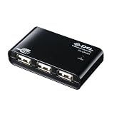 PLANEX USB2.0/1.1 4ポート USBハブ バスパワー PL-UH401