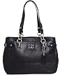 Coach Leather Colette Carryall Handbag 16460 Black