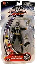 Power Rangers RPM 5 Inch Basic Action Figure Full Throttle Wolf Ranger (Black)