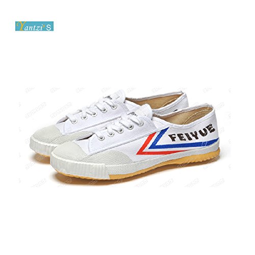 Yantzi's Feiyue Martial Arts Shoes (White, 44(US Man's 10 1/2 / Women's 12))