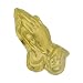Praying Hands Lapel Pin 14k Yellow Gold Plated