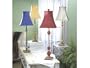 Midwest Buffet Lamps with Colored Triple Glass Accents (4 asstd)