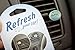 Refresh Your Car Odor Eliminating Auto Vent Stick Car and Home Air Freshener, Pink Petals Scent, 6 Sticks