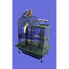 Split Level House Cage with Divider by Parrot Supercenter