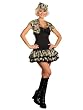Sexy Army Uniform Mini Dress Camoflauge Camo Military Theatre Costumes
