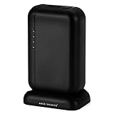 【日本正規代理店品・保証付】Just Mobile TopGum モバイルバッテリー&amp;マグネット式充電ドック ブラック/ブラック JTM-BY-000023