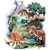 Men's T-Shirt : Dinosaurs II - Realistic Dinosaur Design Perfect for the Dinosaur Collector or Paleontologist