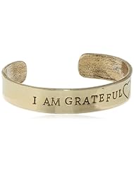Alisa Michelle I am Grateful Cuff Bracelet, 4"