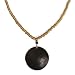 Metal and Wood Black Necklace 