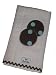 Retro Blue & Chocolate Polka Dot Baby Boy Burp Cloth