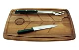 Thanksgiving Turkey / Roasted Meat Cutting and Serving Board Acacia