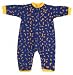 Boys Girls Rompers in Blue with Yellow Moons and Stars
