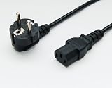 Produkt-Bild: Netzkabel Stromkabel f&uuml;r Computer, Fernseher, Monitor, Drucker Kaltger&auml;tekabel