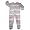 Wonder Kids - Infant and Toddler Girls Heavy Weight Striped Blanket Sleeper With Feet, Lavender, Multi (Size 2T)