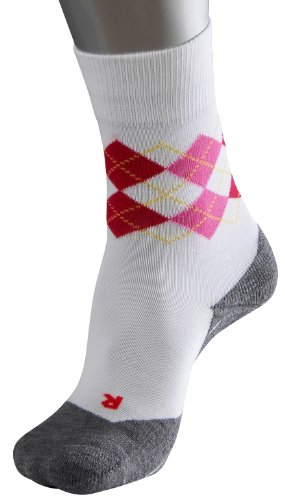 FALKE Damen Golf-Socke GO2 Argyle, white-mix, 37-38, 16858 Preisvergleich