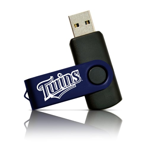 MLB Minnesota Twins Swivel Flash Drive