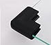 4 pcs Baby Furniture Corner Safety Bumper Security Table Desk Corner Edge U type Protector Guard Cushion Softener (Black)