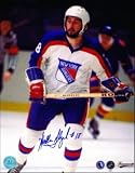 WALT TKACZUK New York Rangers SIGNED 8x10 Photo w/ Helmet Photo