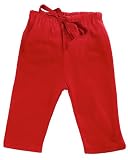Positively Organic - Yoga Pants for Infants, 12 - 18 Months, Red