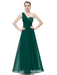 A-line Lace Chiffon Natural   Waistline One Shoulder Floor Length Bridesmaid Dress 