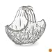 Waterford Lismore Basket