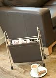 Faux Leather Magazine Rack