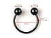 16pcs 18g Ball Spike Horseshoe Ring Lip Tragus Belly Nipple Eyebrow Ring Circular Barbell (16 Pieces 18 Gauge-5/16