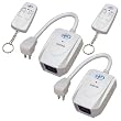 SVAT Wireless Remote Control Outdoor Power Switch (WRC101) - Bonus Pack of 2